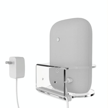 Pair Of Wall Mounts For Google Nest Audio - Clear White-1915196962190266371