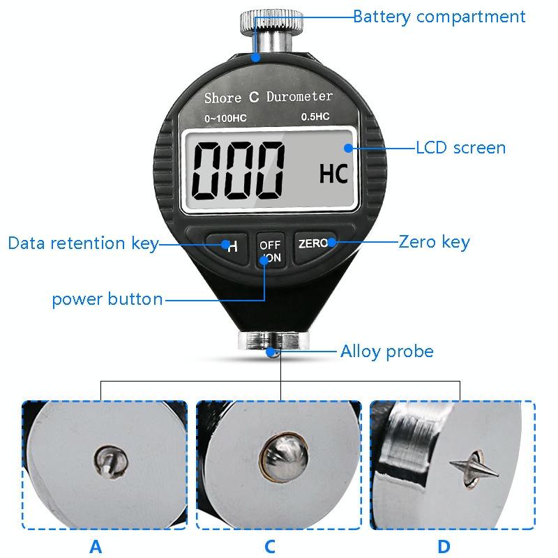 Digital Tire Hardness Meter - Plastic & Rubber-1915198269353496579