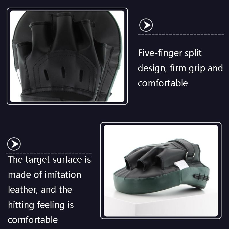 Green Leather Arc Boxer Training Hand Target-1964932230878990340