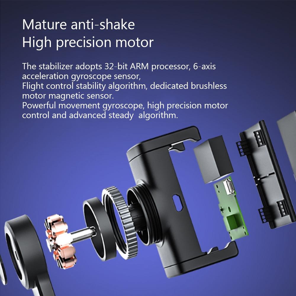 Smart Anti-Shake Selfie Stick With Bluetooth Remote-1915196951264104451