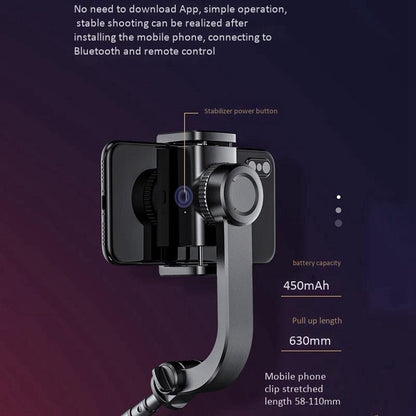 Smart Anti-Shake Selfie Stick With Bluetooth Remote-1915196951264104455