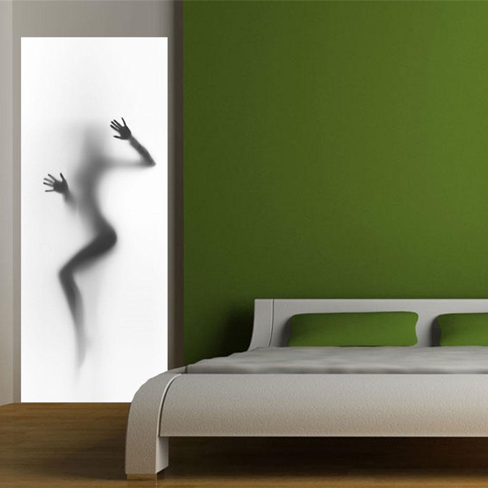 2-Piece Diy 3D Door Sticker Set For Creative Home Decor-1915196999704121346