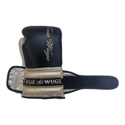 Half Finger Boxing Gloves For Sanda And Free Fighting - Black / Gold-1915196893147828224