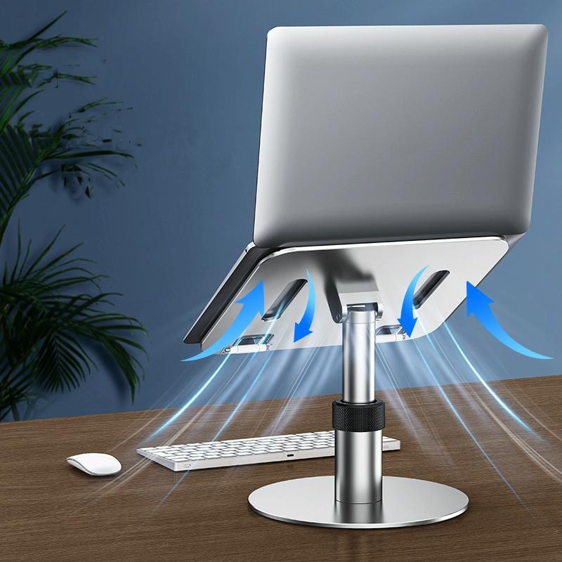 Portable Aluminum Laptop Stand For Better Cooling And Ergonomic Use-1964932299678158854