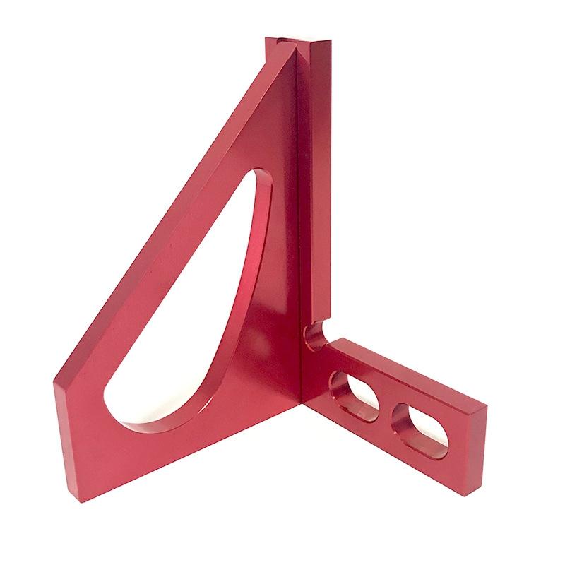 Aluminum Alloy 90 Degree Square Multi-Function Ruler For Woodworking-1915196943609499649