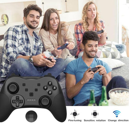 Wireless Bluetooth Game Console Handle For Nintendo Switch With Vibrating Gyroscope - Black-1915196913448259589