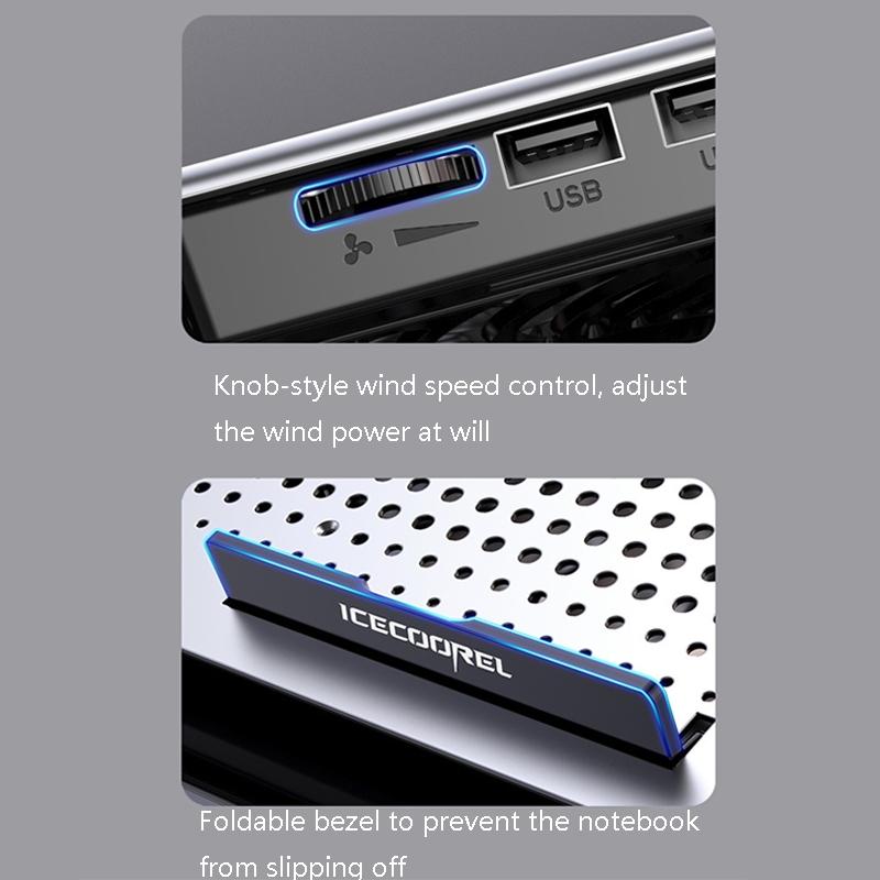 Space Silver Silent Laptop Cooler-1964932314702155780