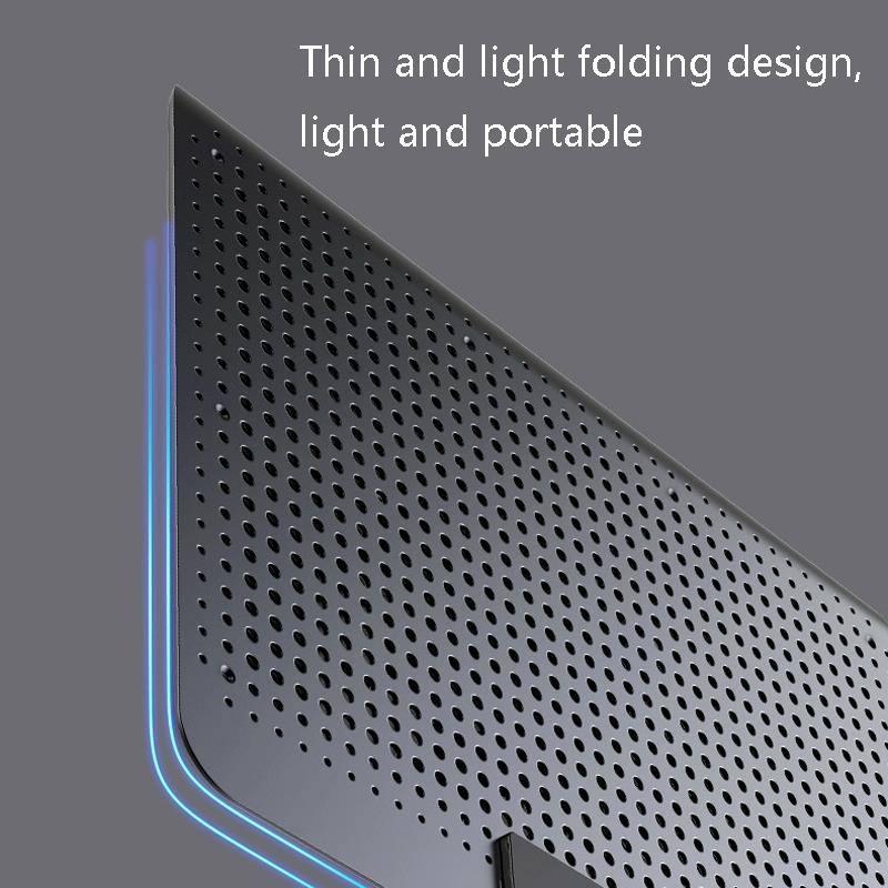 6-Fan Alloy Laptop Cooling Bracket - Silent-1915197805295702019