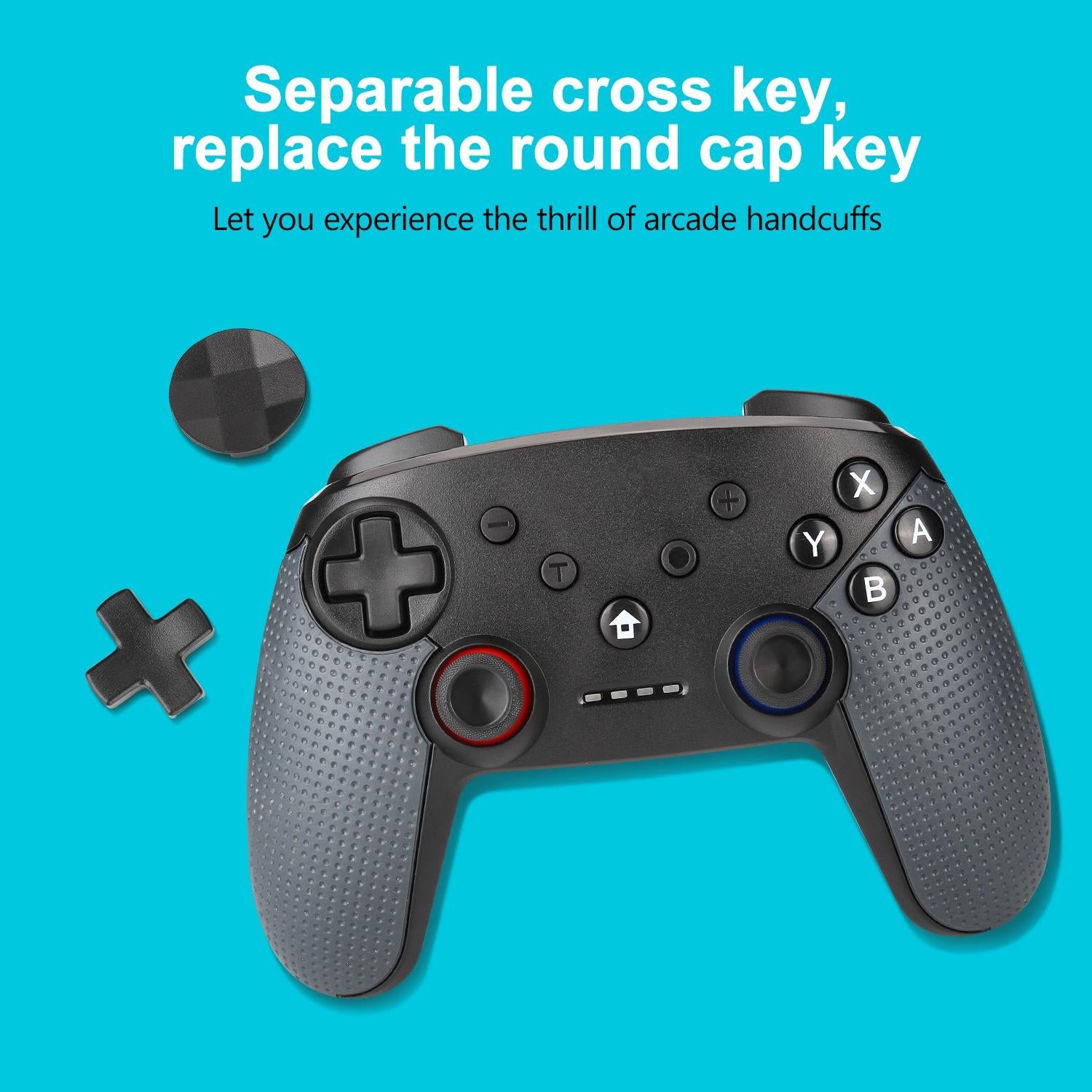 Switch Pro Wireless Gamepad With Dual Motors And Turbo-1915196896759123972