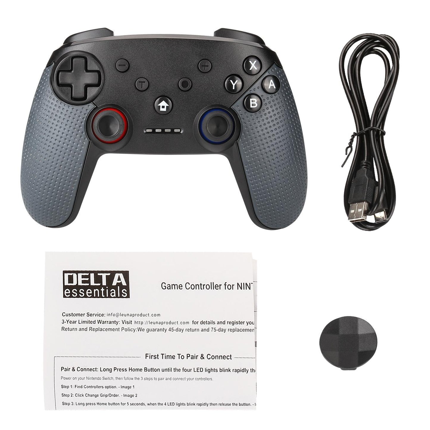 Switch Pro Wireless Gamepad With Dual Motors And Turbo-1915196896759123974