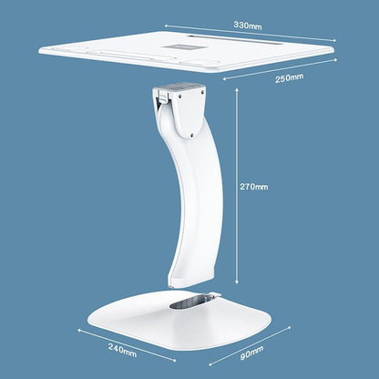 Portable Foldable Laptop Stand - Heightening Bracket Multifunctional White-1964932207780958210