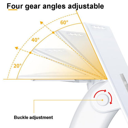 Portable Foldable Laptop Stand - Heightening Bracket Multifunctional White-1964932207780958211