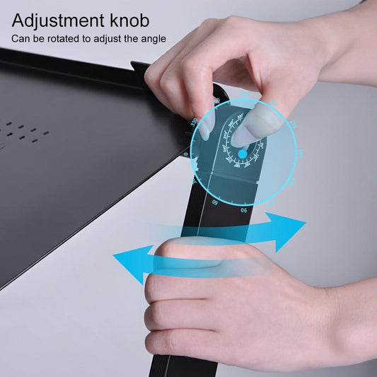 Portable Folding Laptop Desk With Height Adjustment And Storage-1964932333387780097