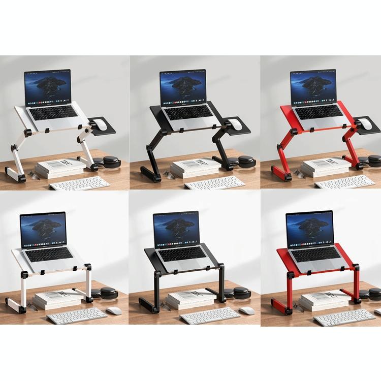 Portable Folding Laptop Desk With Adjustable Height And Storage-1964932294179426306