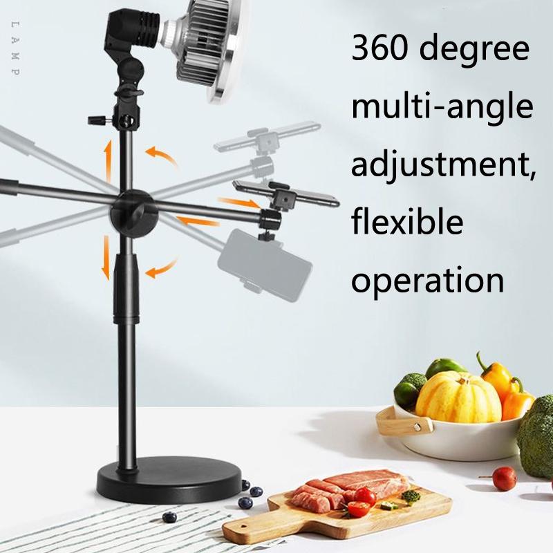 Portable Live Support Photography Light - 700W Mushroom Lamp & Stand-1915197430425587714