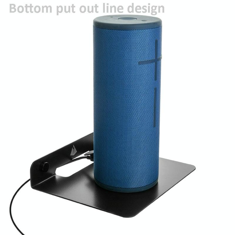 Wall Storage Bracket For Bluetooth Speaker - Universal Size Black-1915196810390016004