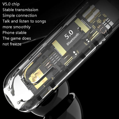 Bluetooth 5.1 Earhook Sport Headphone - Black-1915196828379385859