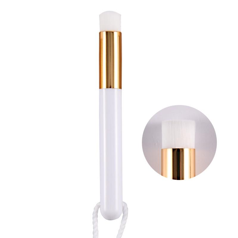 6-Piece Soft Nasal Washing Brush For Blackhead Removal And Deep Cleansing - Flat Head White Gold-1915198362873892869