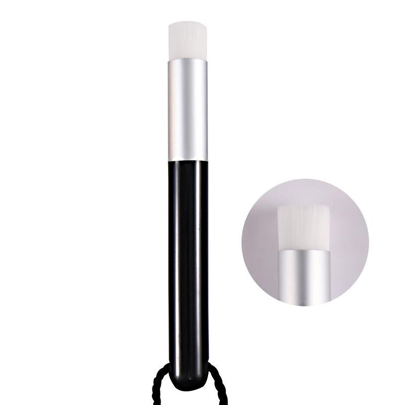 6-Piece Soft Nasal Washing Brush Set For Blackhead Removal And Deep Cleansing - Flat Head Silver-1915198011785482245