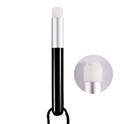 6-Piece Soft Nasal Washing Brush Set For Blackhead Removal And Deep Cleansing - Flower Head Design Black / Silver-1915197876263325696