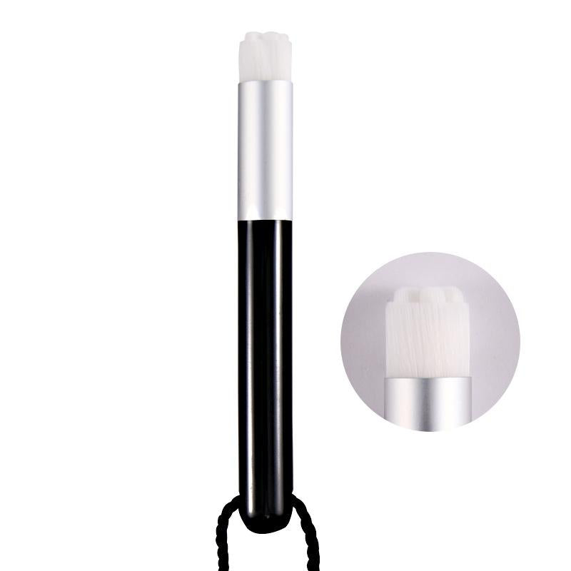 6-Piece Soft Nasal Washing Brush Set For Blackhead Removal And Deep Cleansing - Flower Head Design Black / Silver-1915197876263325701