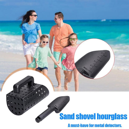 Black Metal Detector Scoop And Shovel Set For Digging-1922443426377371652