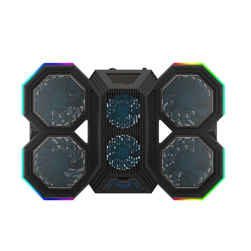 Usb Fan Stand With Phone Holder And Rgb Blue-1915198146816905216