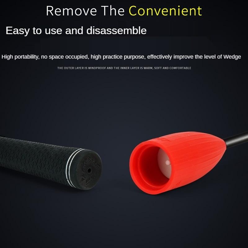 Improve Golf Swing With Wedge Trainer - Red-1915196828991754244