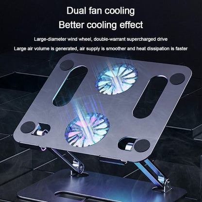 Portable Aluminum Laptop Stand - Foldable-1915198091565338628