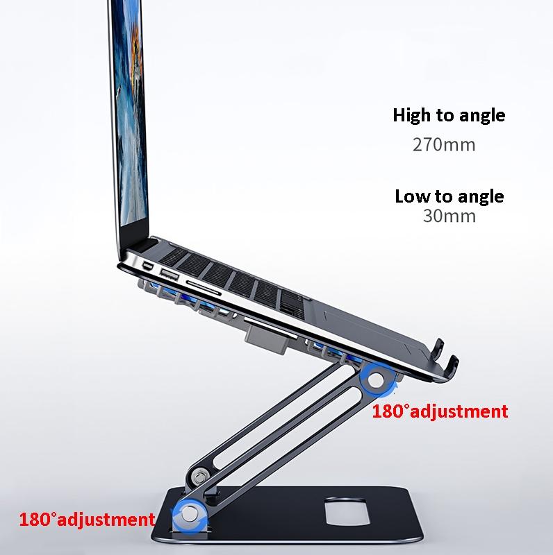 Portable Aluminum Laptop Stand - Foldable-1915198091565338630