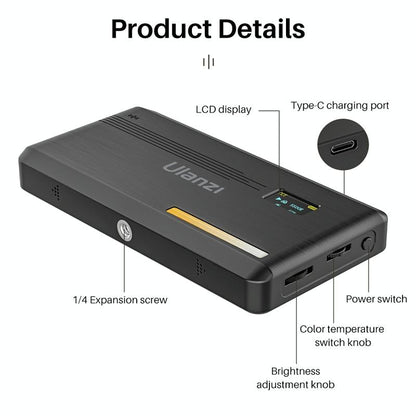 Vl200 Dual Temperature Fill Light - 200 Leds 2500-9000K-1964932188231307266