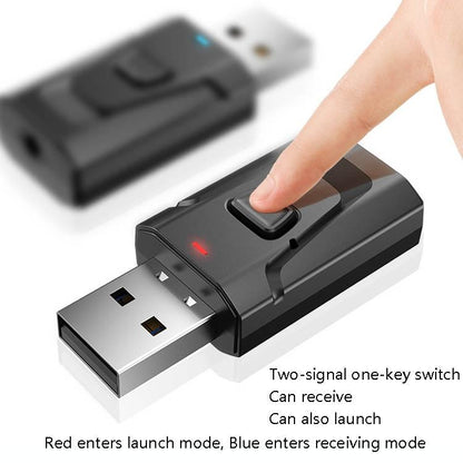 4-In-1 Bluetooth 5.0 Audio Adapter With Usb Transmit / Receive-1969996424661831682