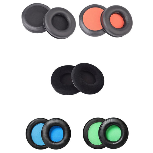 2-Pack Headset Sponge Earmuffs For Razer Kraken 7.1 V1 Pro - Black / Orange-1964932332347592705