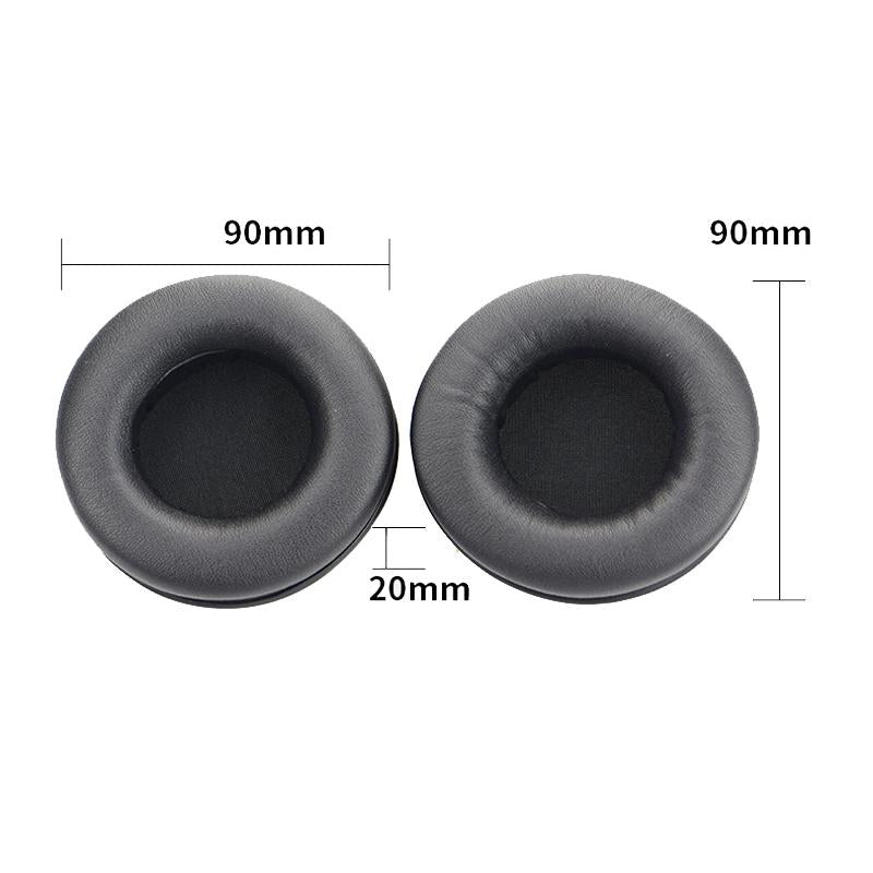 2-Pack Headset Sponge Earmuffs For Razer Kraken 7.1 V1 Pro - Black / Orange-1964932332347592706