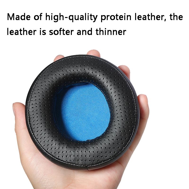 2-Pack Headset Sponge Earmuffs For Razer Kraken 7.1 V1 Pro - Black / Orange-1964932332347592707