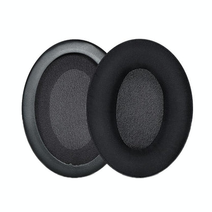 2-Pack Headset Earmuffs For Kingston Hyperx Cloud Ii / Alpha / Flight / Stinger - Black Ice Silk-1915198010950815744