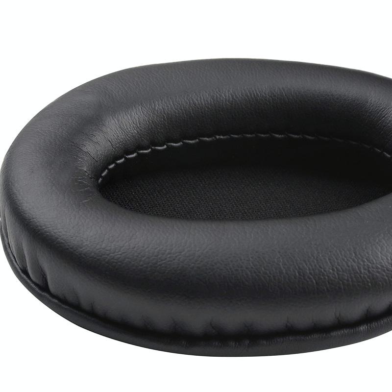 2-Pack Headset Earmuffs For Kingston Hyperx Cloud Ii / Alpha / Flight / Stinger - Black Ice Silk-1915198010950815747