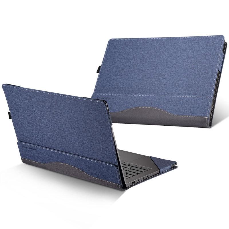 Yoga 5 Pro / 910 Laptop Cover - 13.9 Pu Leather Blue-1915196978061512704