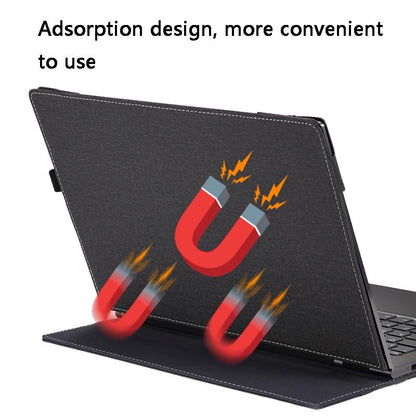 Yoga 5 Pro / 910 Laptop Cover - 13.9 Pu Leather Blue-1915196978061512706