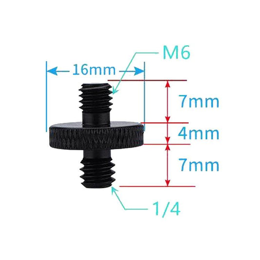 4-Piece A26 To M6 Male Screw Adapters-1915197038350438401
