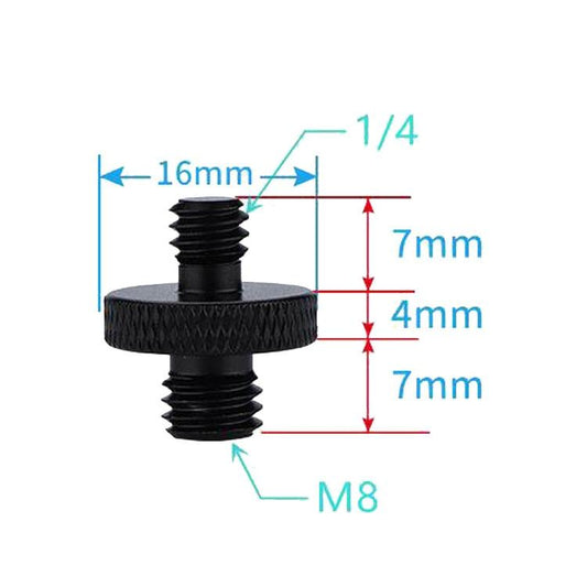 4-Piece A27 To M8 Male Screw Adapters-1915198405349609473
