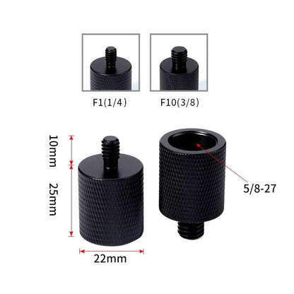 2-Pack Microphone Screw Adapters F10 5 / 8-27 Female To 3 / 8 Male-1915198131776131074