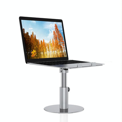 Silver 360 Degree Rotating Aluminum Laptop Stand-1964932200558366727