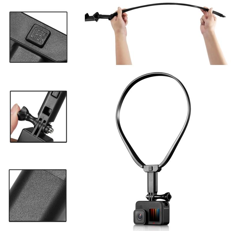 Neck Hanging Action Camera Mount - Compact & Versatile-1915196864442011651