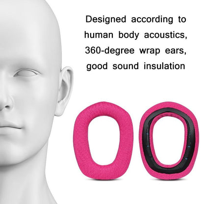 Pair Of Purple Sponge Headrest Pads For Logitech G435-1915198087622692867