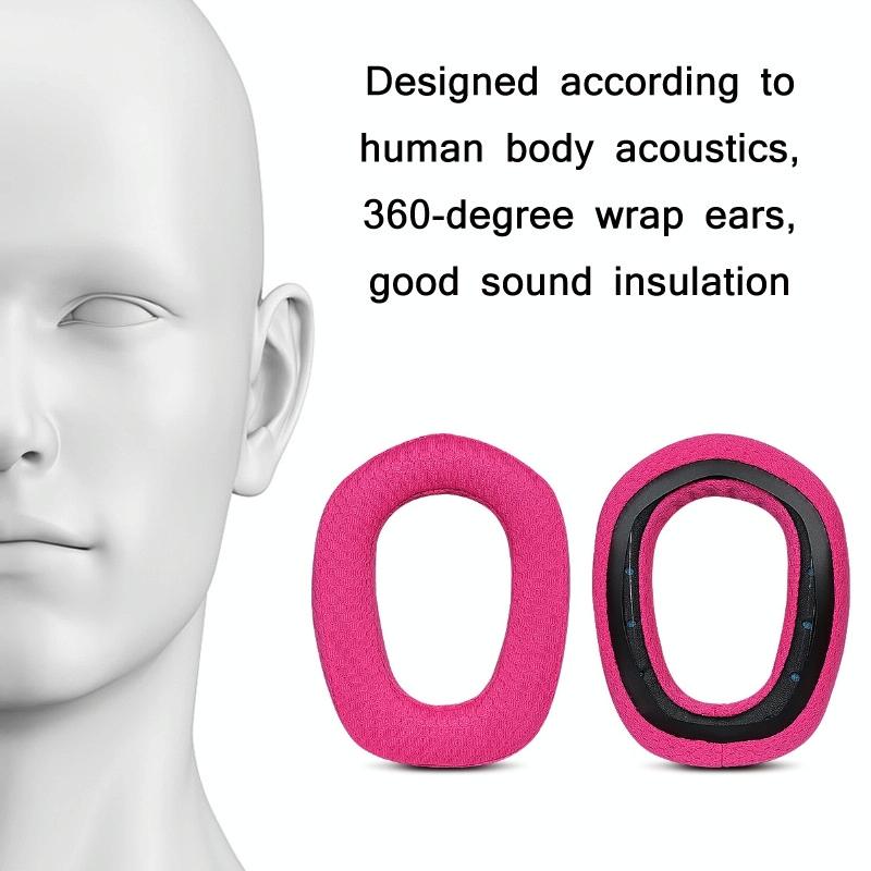 Blue Sponge Headrest Pads For Logitech G435 - Set Of 2-1915197608146636803