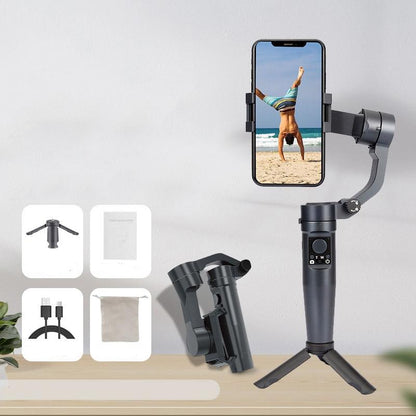 Smart Handheld Mobile Stabilizer - Anti-Shake - Black-1964932185530175493