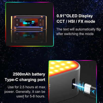 Double-Sided Rgb Led Fill Lights - 66 Leds 2500-9000K-1964932226202341382