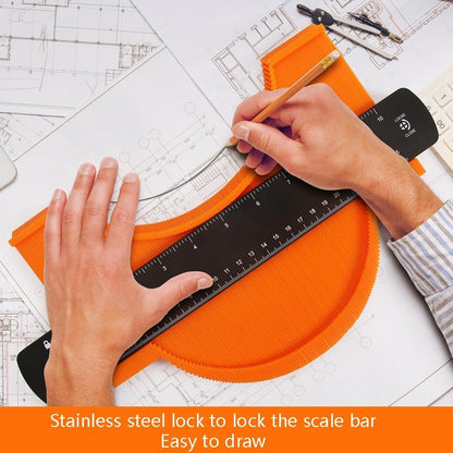 6 Metal Profile Utensil Contour With Lock - Regular Width-1915198317013372934