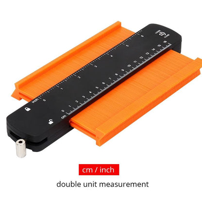 Metal Profile Contour Utensils Set With Lock - 6 & 10 Ruler Straight Pencil Screwdriver-1915197819799605250